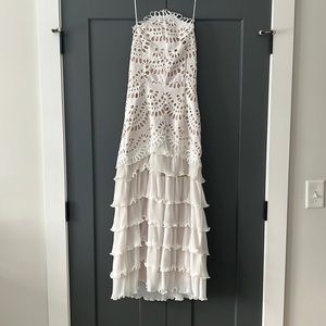 Elliatt Waltz Dress - white/cream